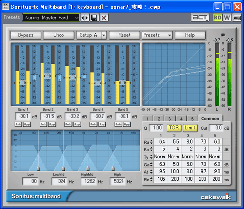 【Presets】から【Vintage CE-2】を選択します.
