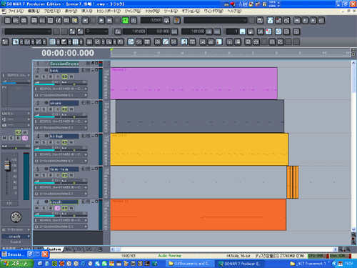 【session drummer 2】で【8beat_002】を作成して見ました.