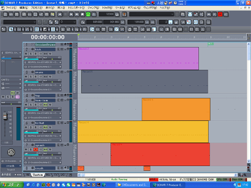【session drummer 2】で【samba_001】を作成して見ました.
