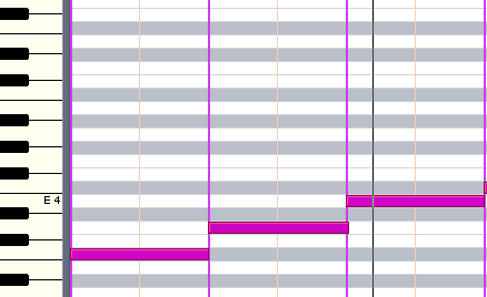 アクティブの音(入力可能な音.)が【D】(D Major)に変化しました.